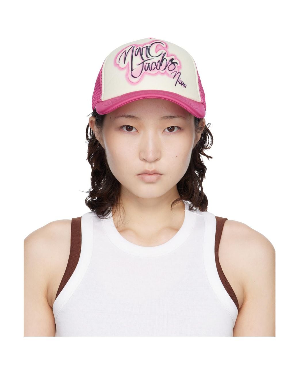 Marc Jacobs Pink Ssense Exclusive & 'The' City Trucker Cap