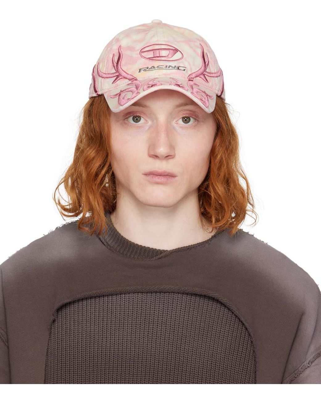 とわさん着用 DIESEL キャップ c-aren pink y2k 帽子