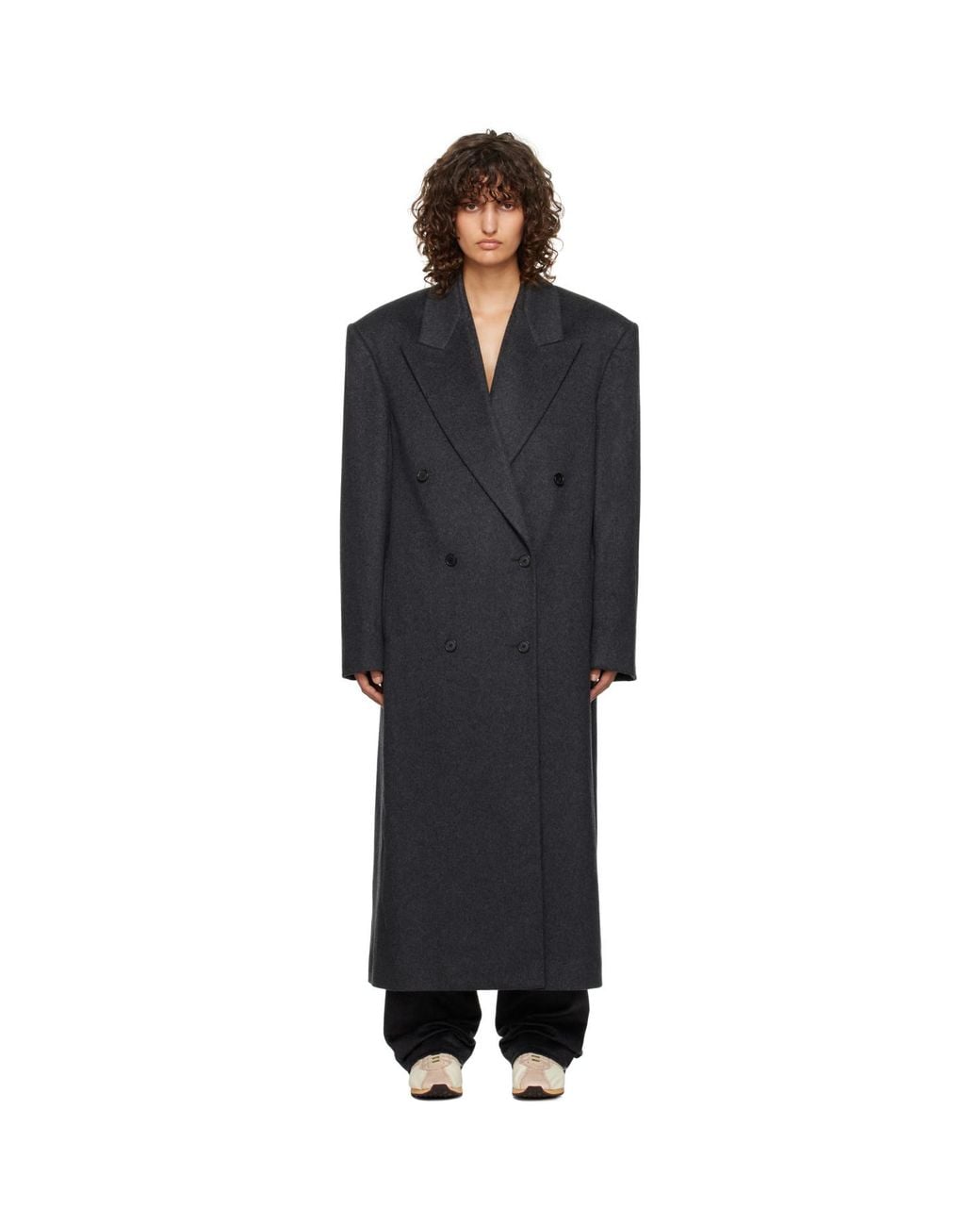 The Row Black Harisi Coat