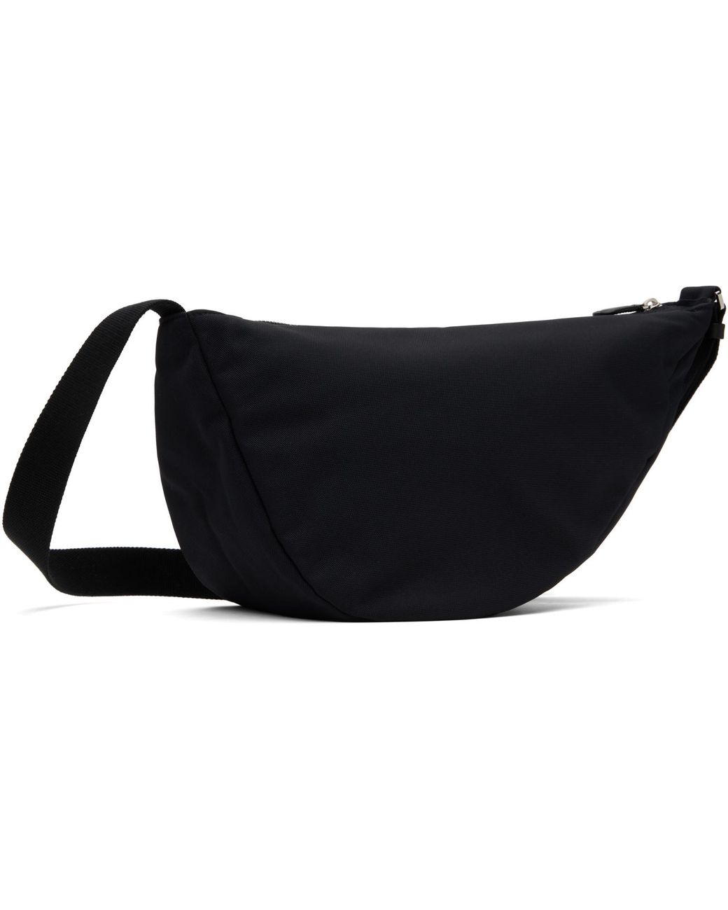 The Row Black Slouchy Banana Bag for men