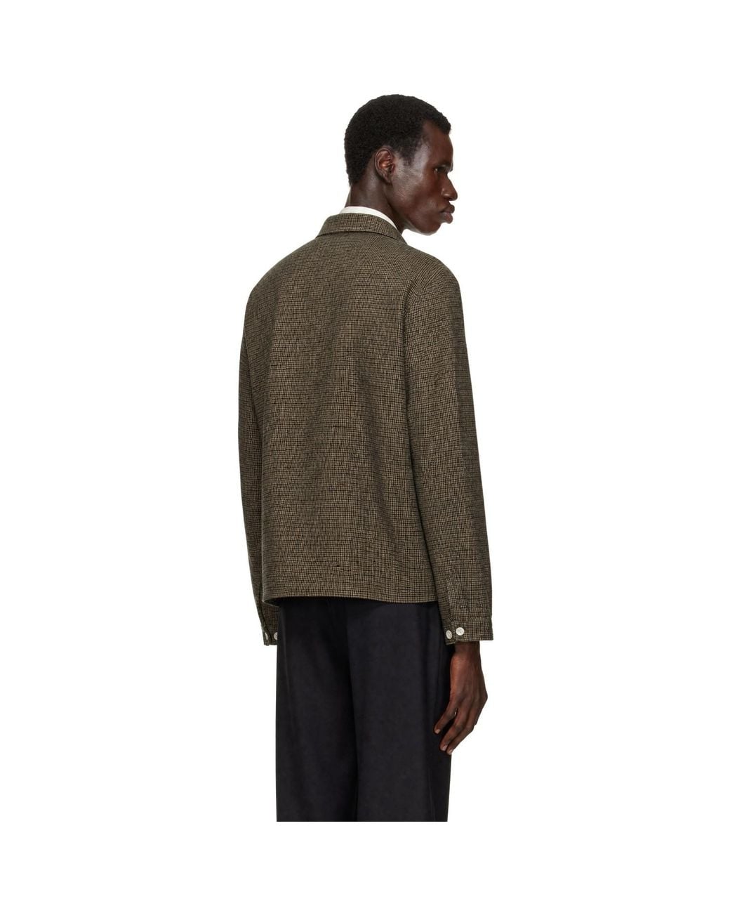 Another Aspect Brown Another 1.0 Overshirt for men