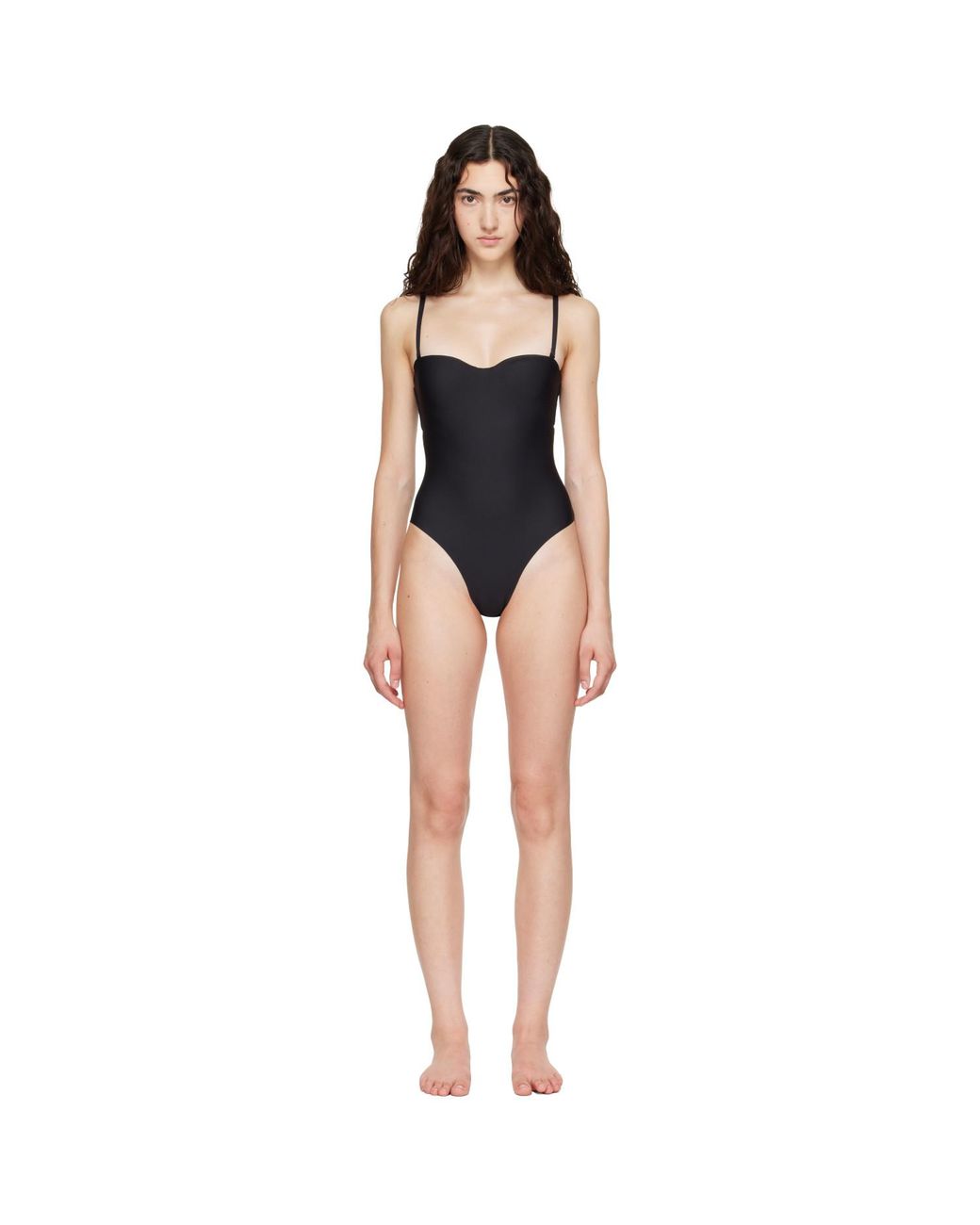 Skims Black Body Underwire Thong Bodysuit