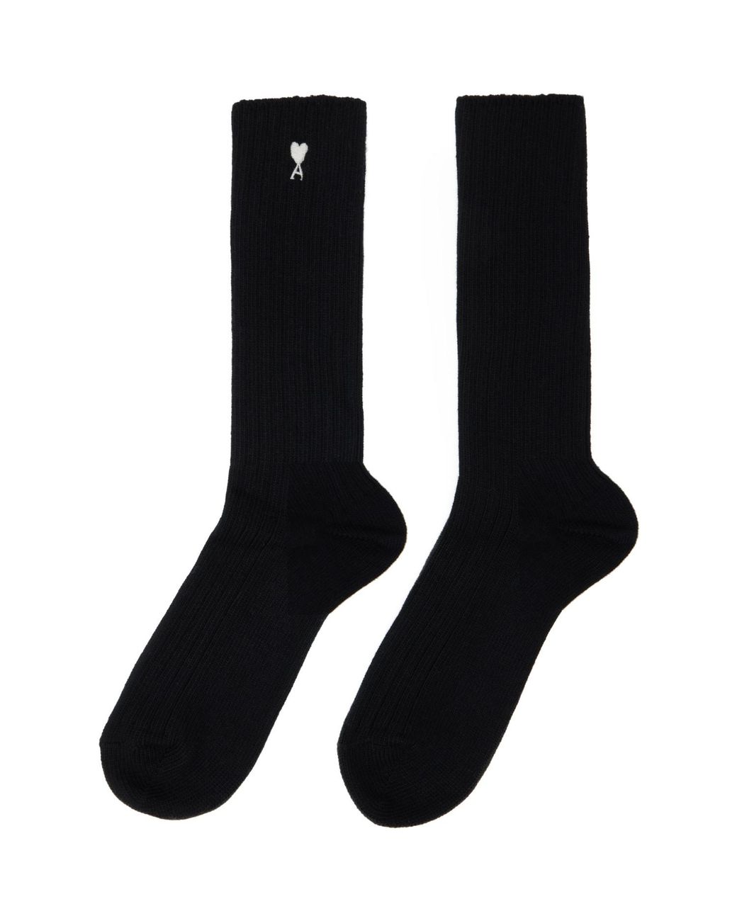 AMI Black Three-Pack Ami De Coeur Socks for men
