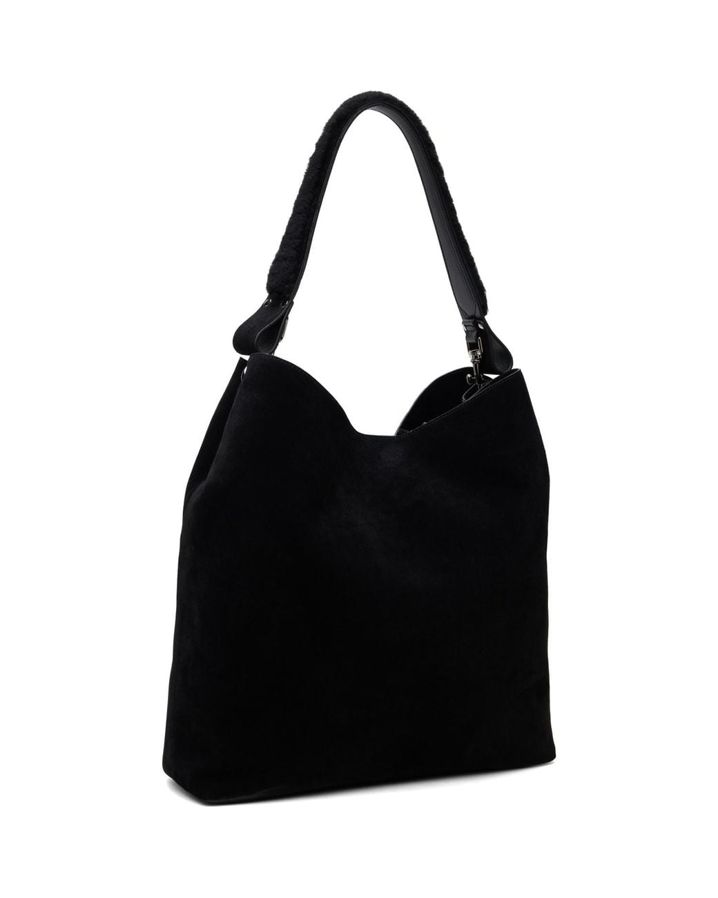 Vivienne Westwood Black Lottie Large Shoulder Bag