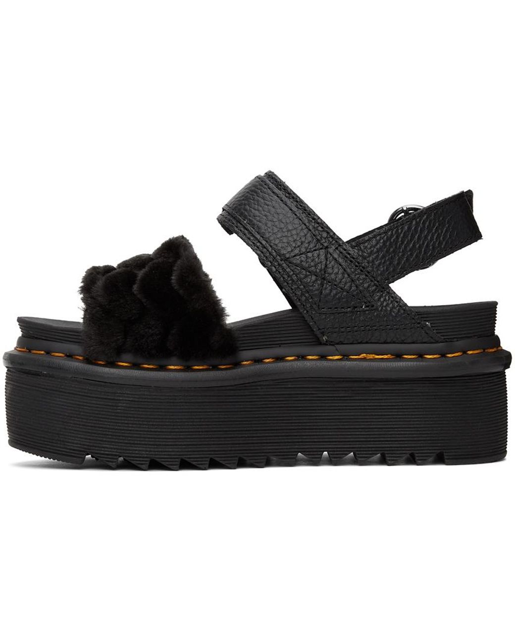 Dr martens fluffy sandals discount