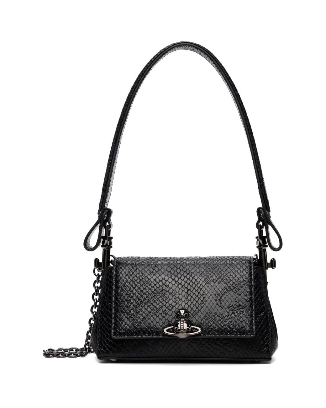 Vivienne Westwood Black Hazel Small Hand Bag