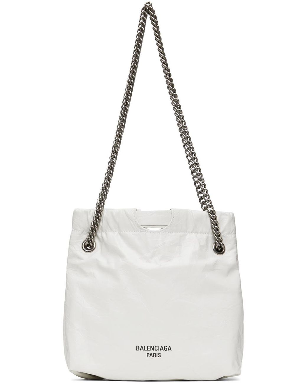 Balenciaga Crush Xs Tote Bag in White Lyst UK