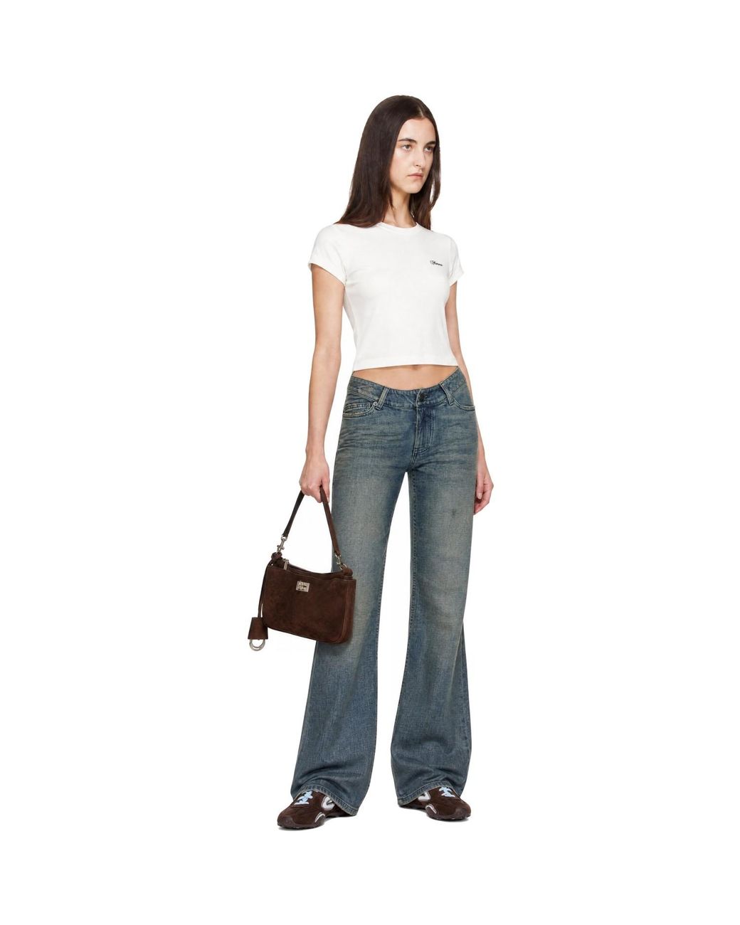 Vetements Gray Off- 'Femme' Fitted T-Shirt
