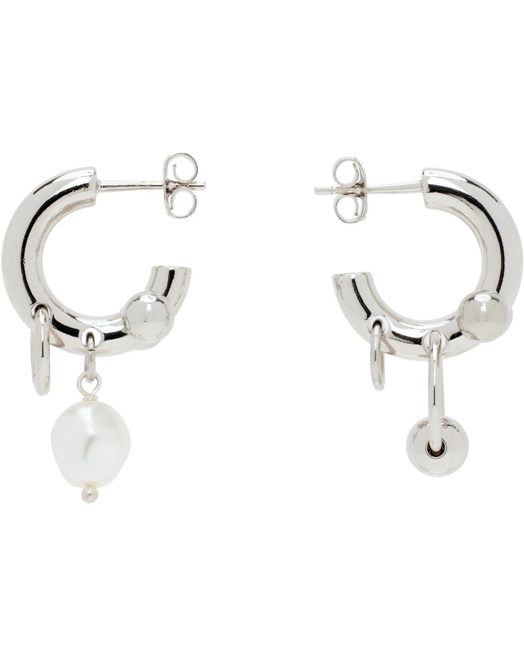Justine Clenquet Metallic Lisa Earrings