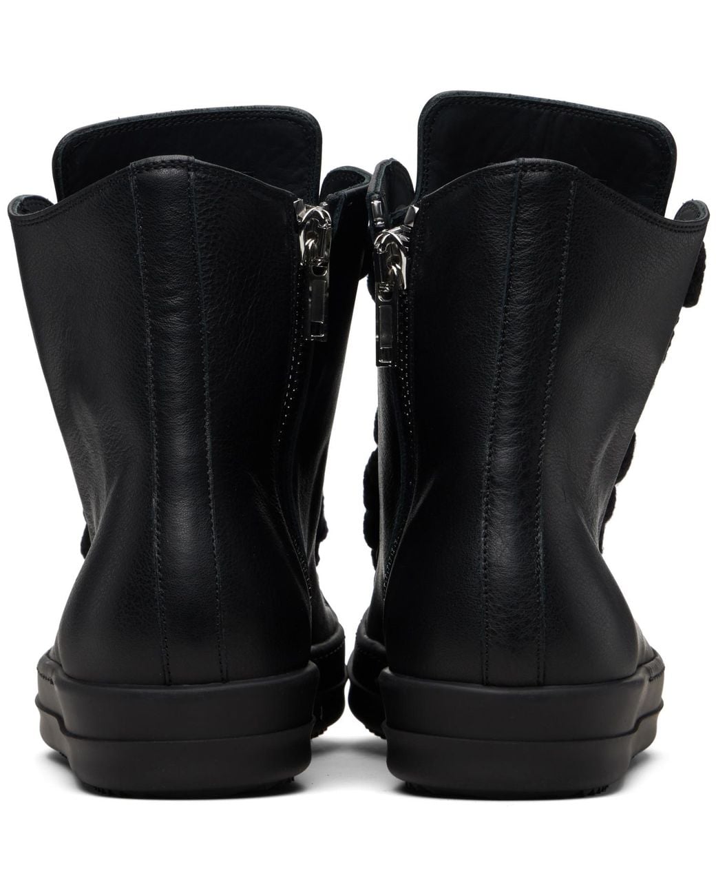 Rick Owens Black Temple Jumbolace Sneaks Sneakers for men