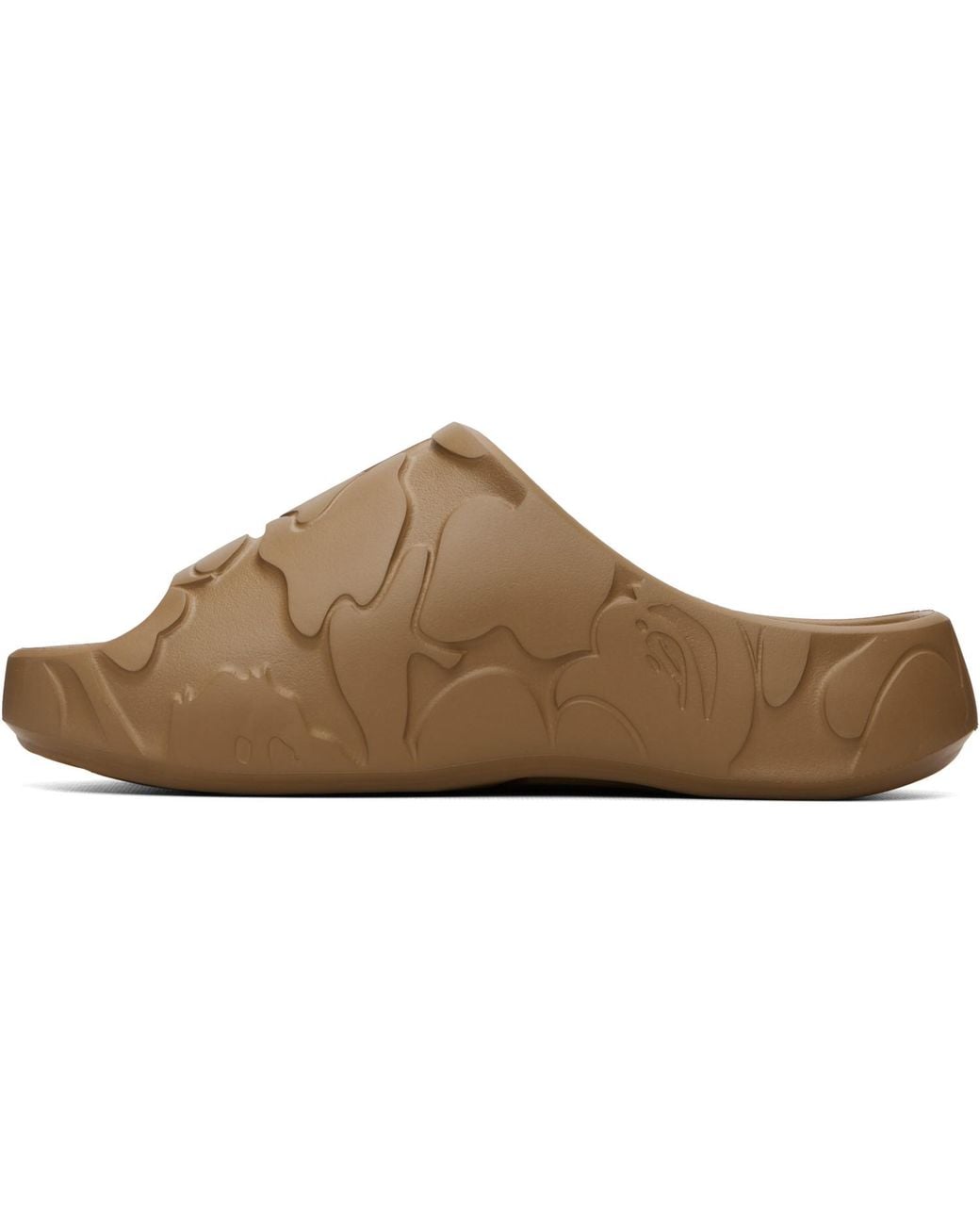 A Bathing Ape Brown #1 Slides for men