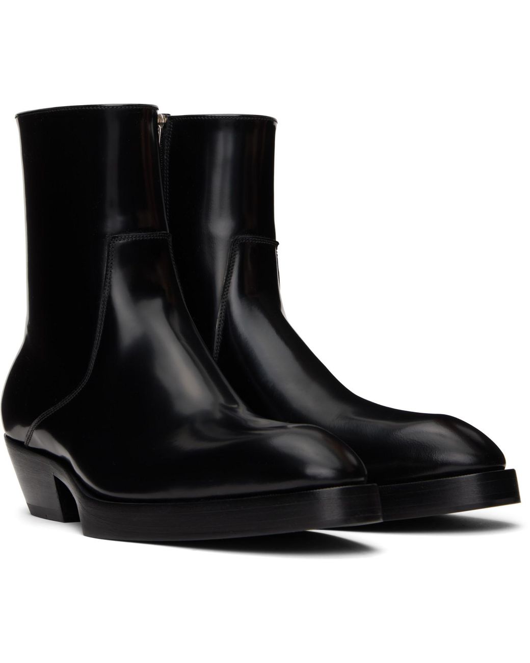 Bottega Veneta Black Dalton Boots for men