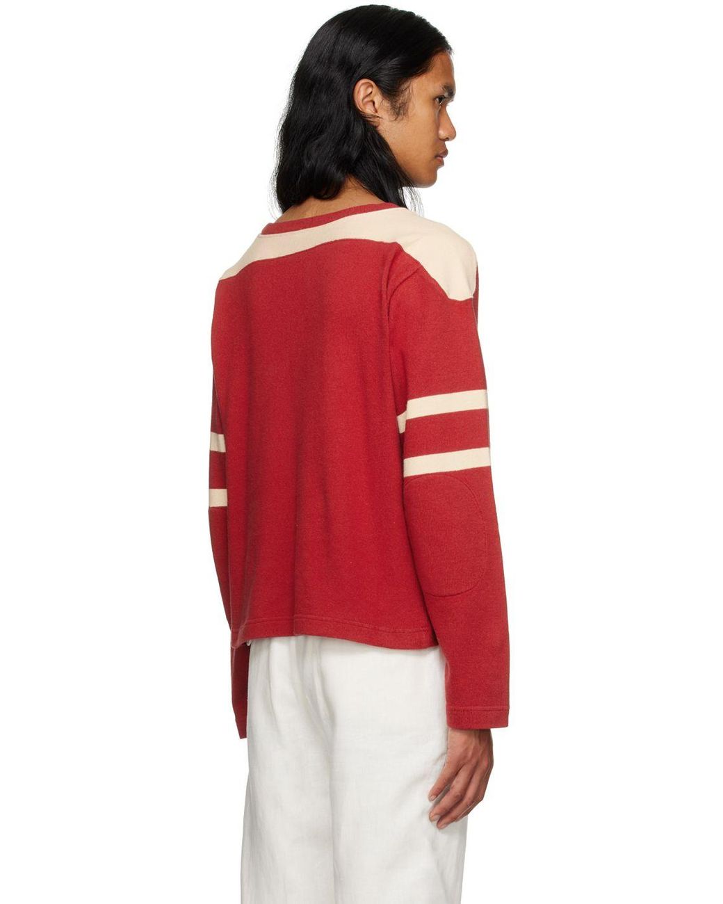 Bode Red 'bucky' Sweatshirt for Men | Lyst