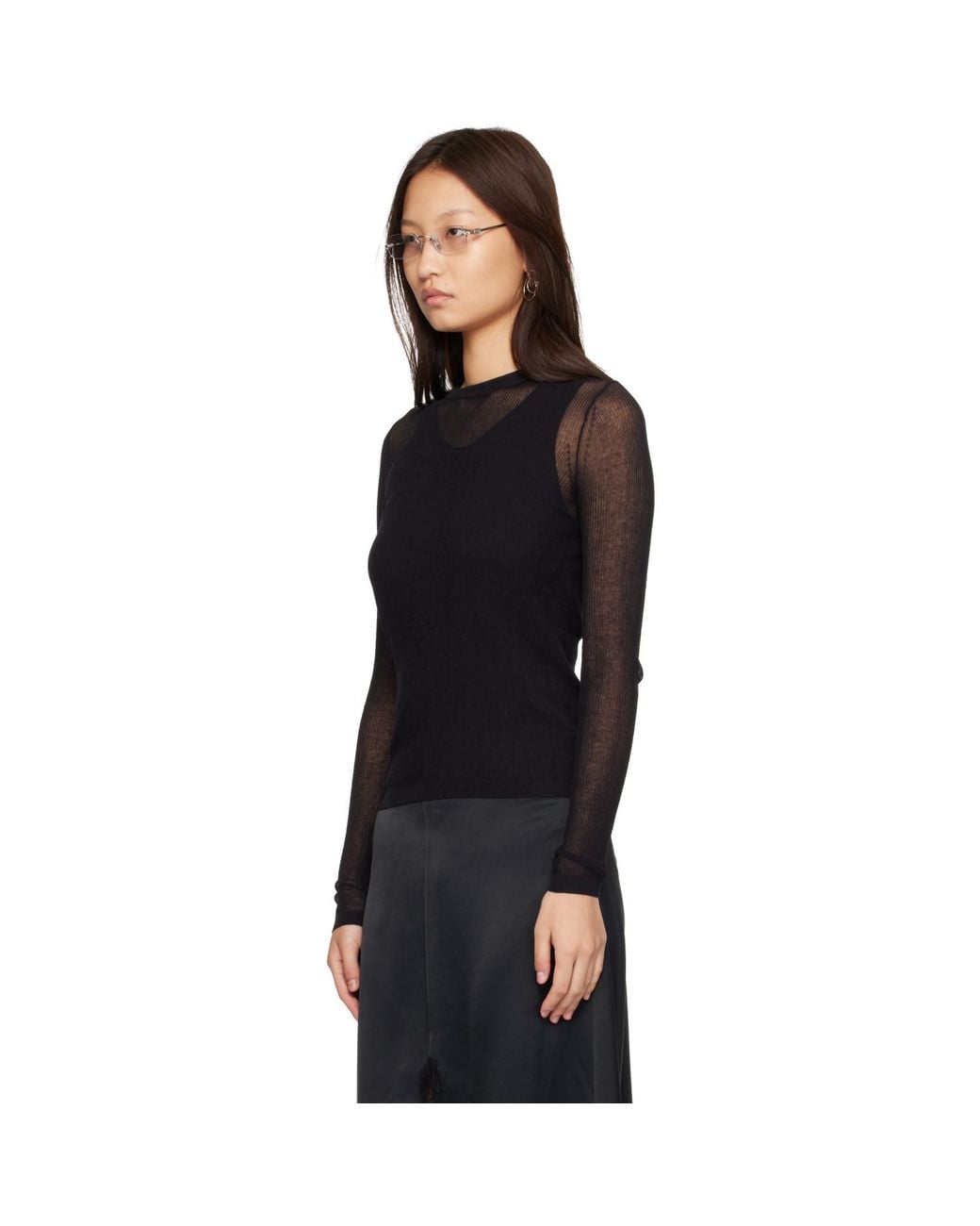 Anine Bing Black Tiana Sweater