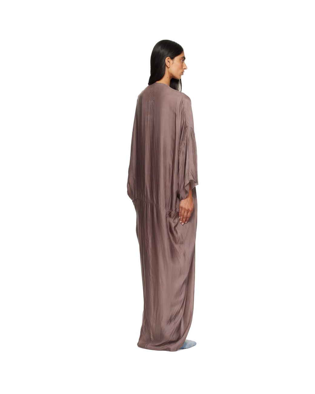 Rick Owens Brown Tower Tommykite Maxi Dress