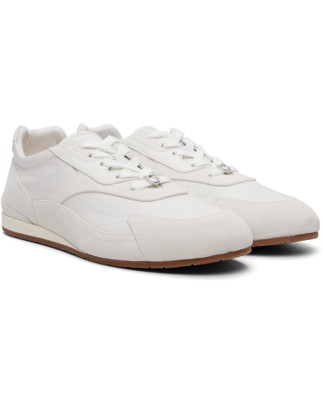 Ferragamo White Sebastien Sneakers for men
