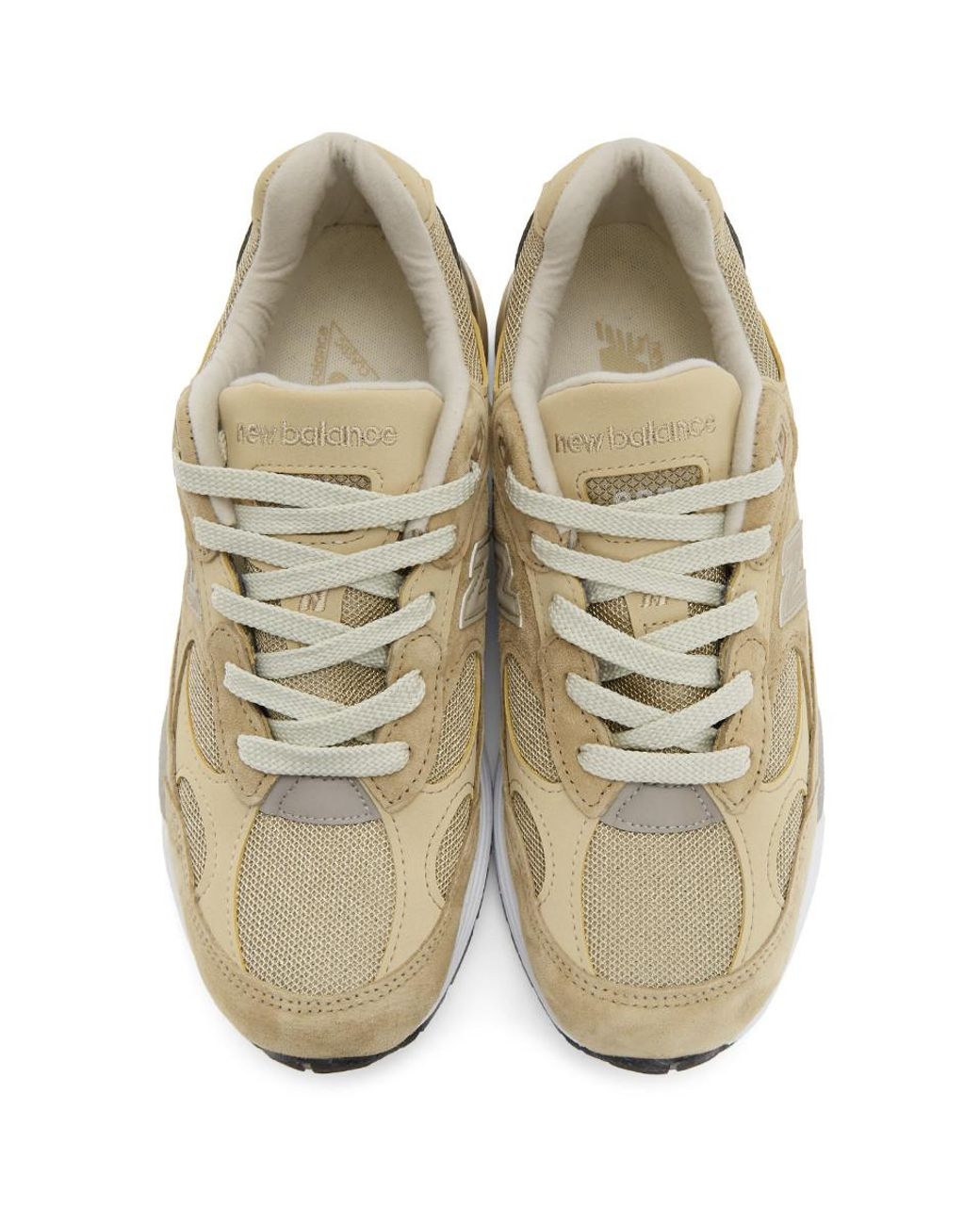 New Balance Suede Beige And Brown Us Made M992tn Sneakers in Natural for  Men | Lyst