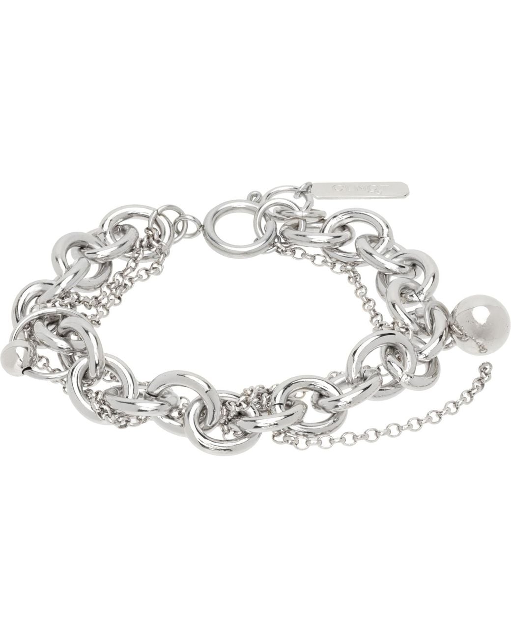 Justine Clenquet Metallic Lewis Bracelet for men