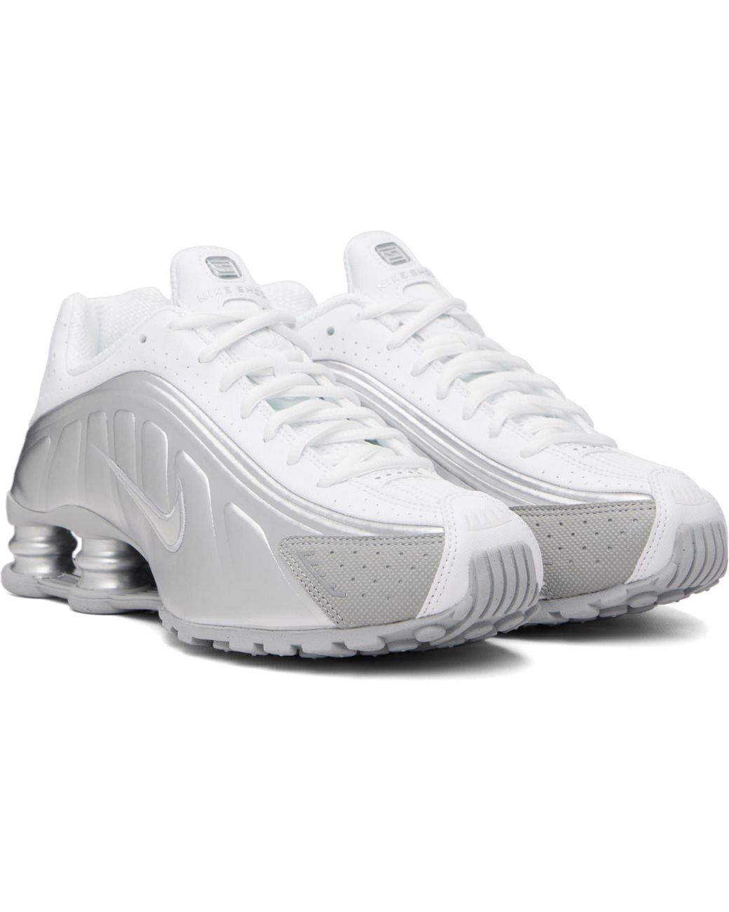 Nike Gray Shox R4 Se Sneakers for men