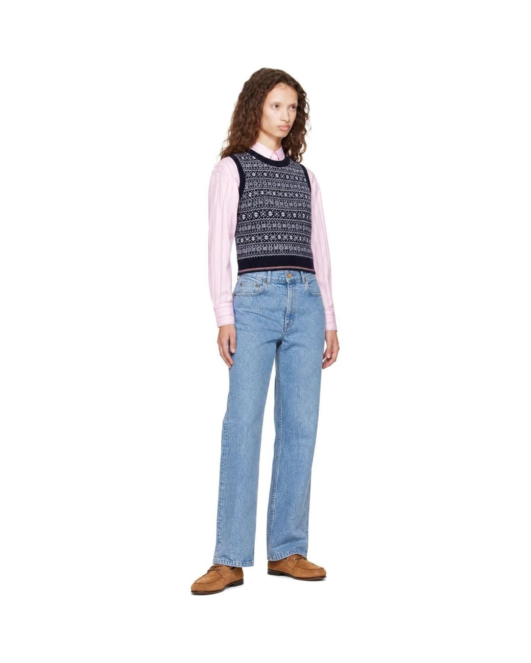Thom Browne Blue Selvedge Denim Jeans