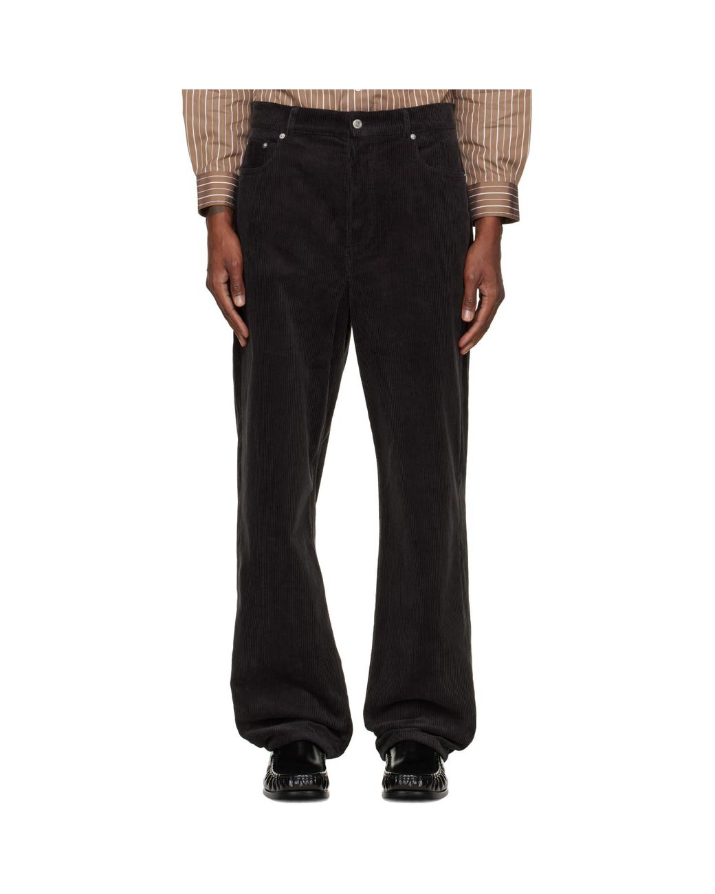 A.P.C. Black Solal Trousers for men