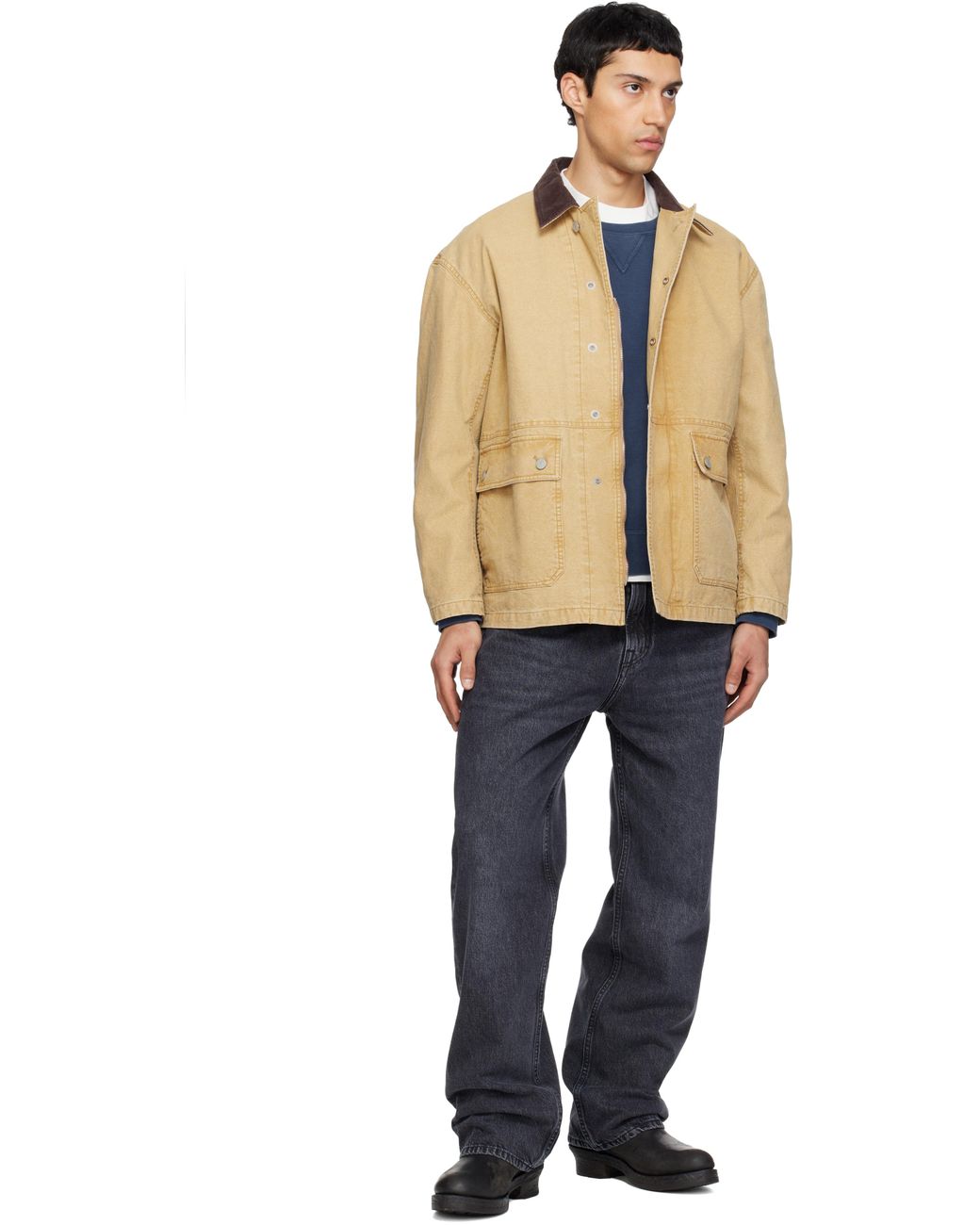 Visvim Black T.W.O. Folk Boots for men