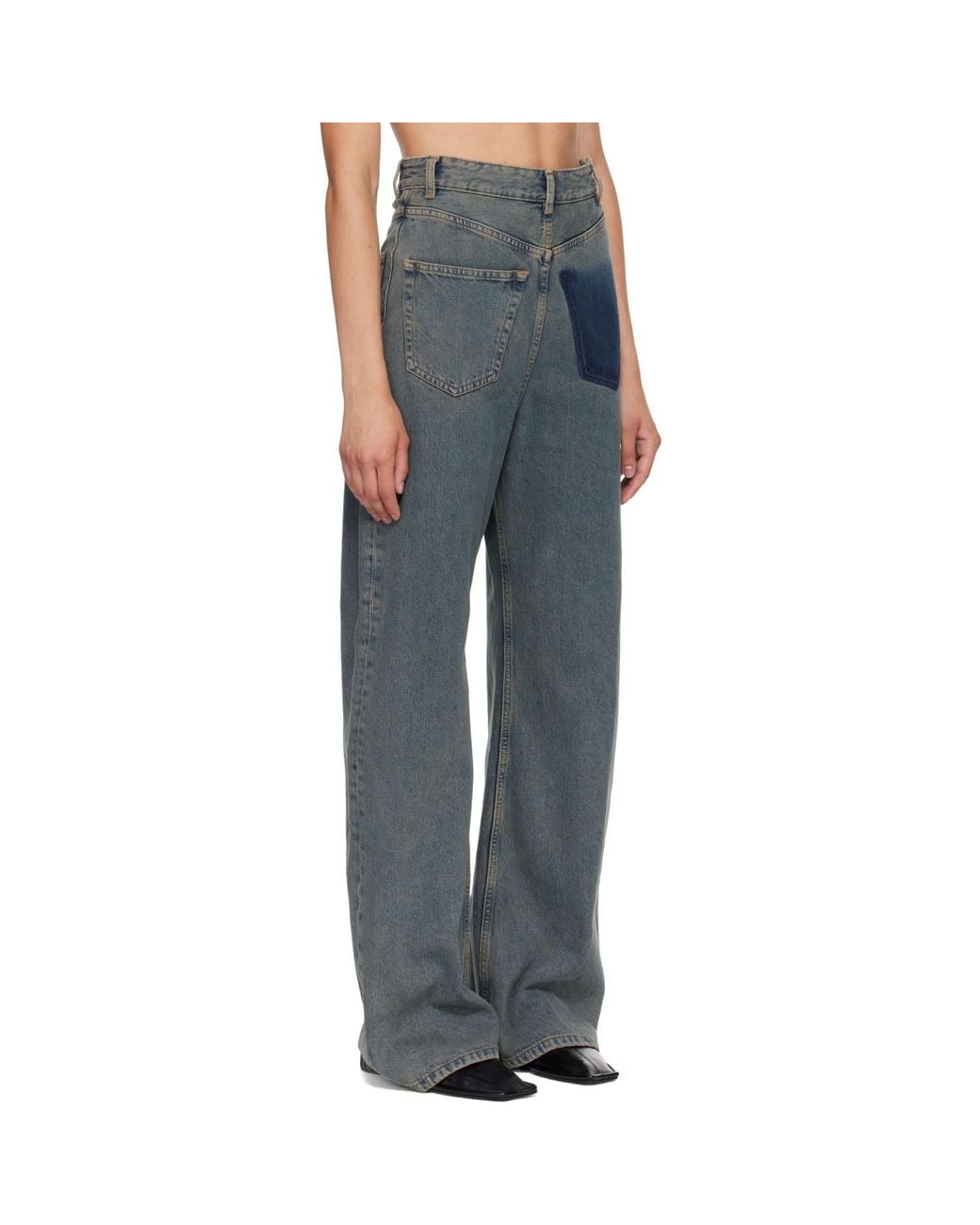 MM6 by Maison Margiela Blue Back-To-Back Jeans