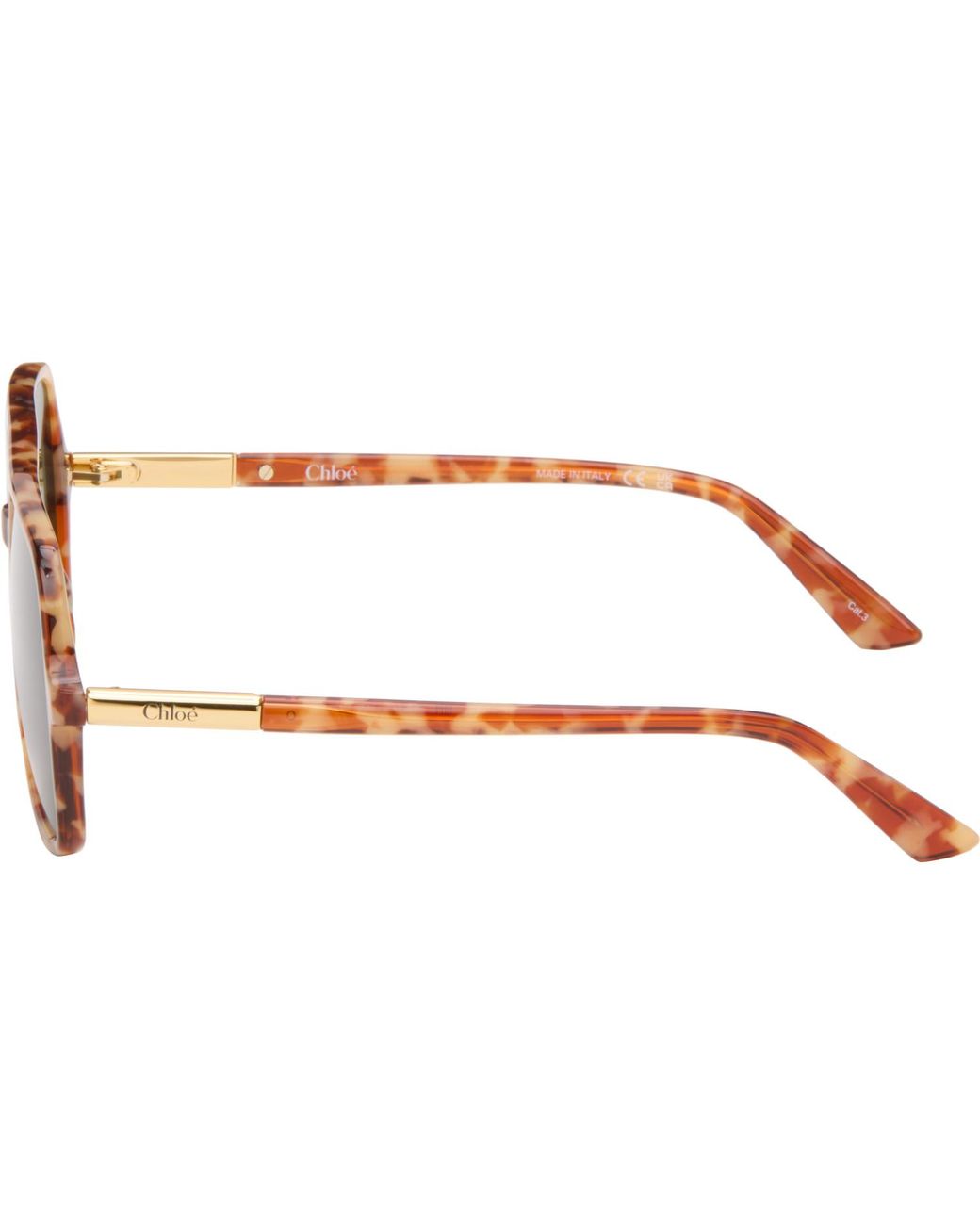 Chloé Green Aviator Sunglasses