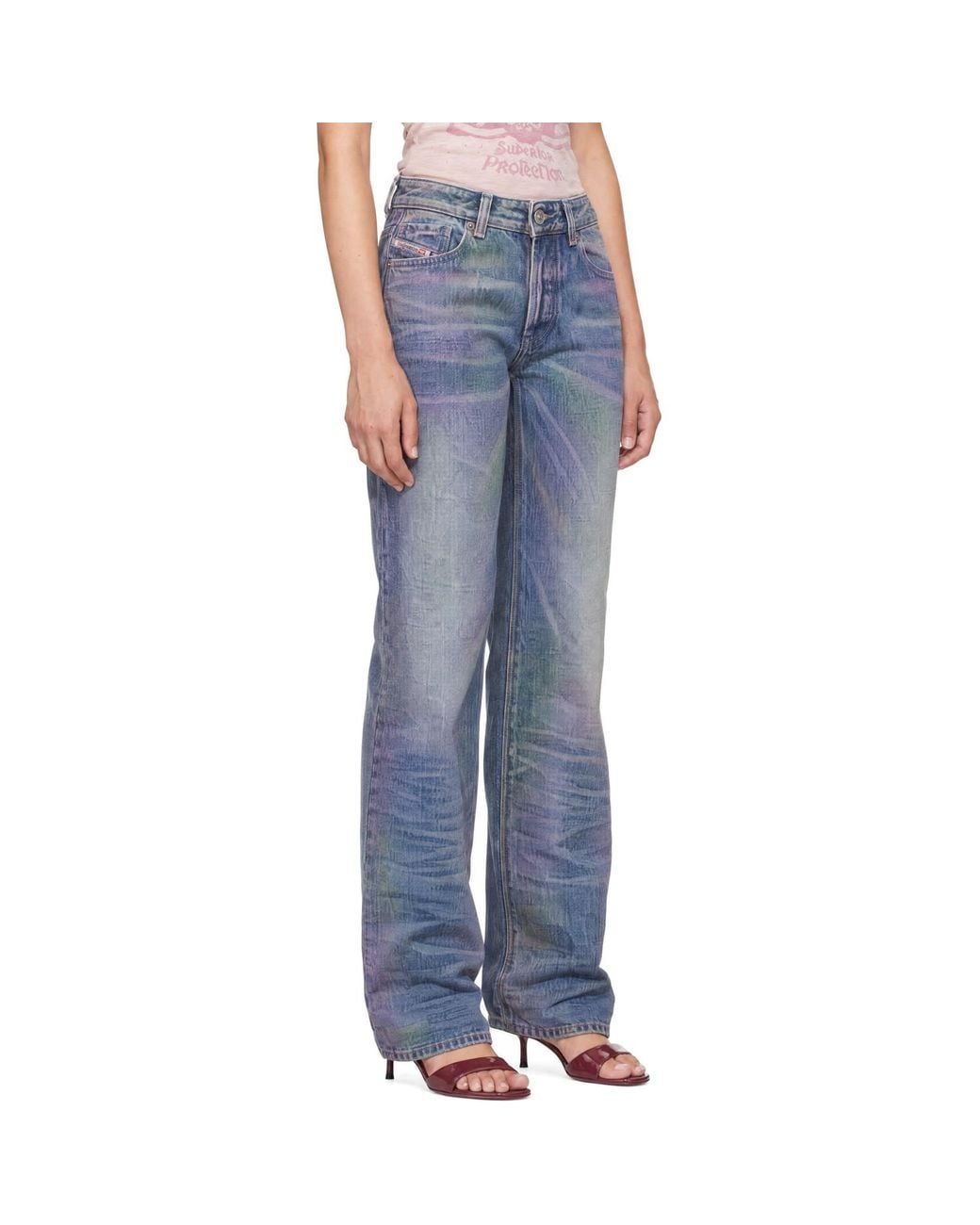 DIESEL Blue Regular D-Lie Jeans