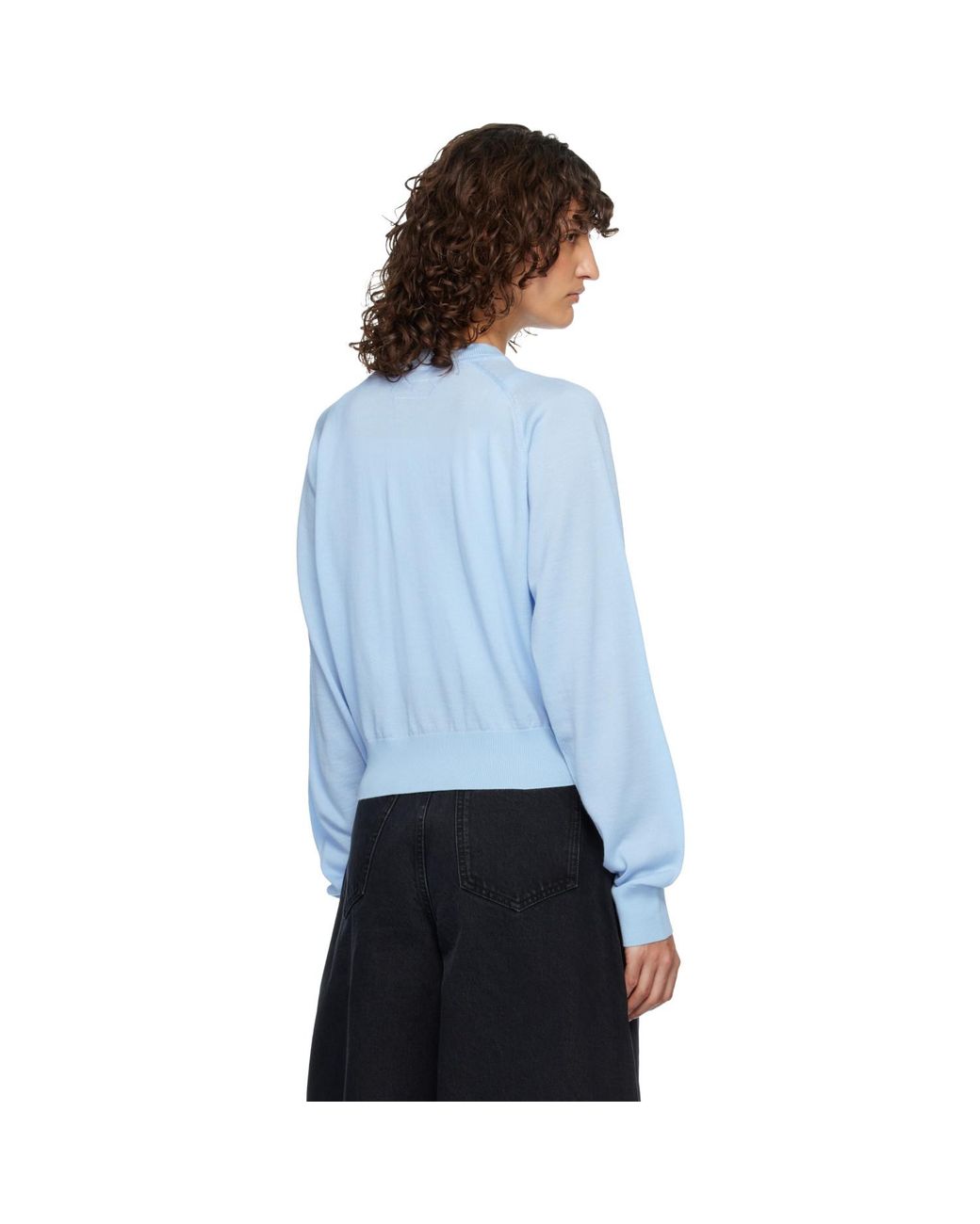 Pull Bleu À Logo J Jacquemus en coloris Blue