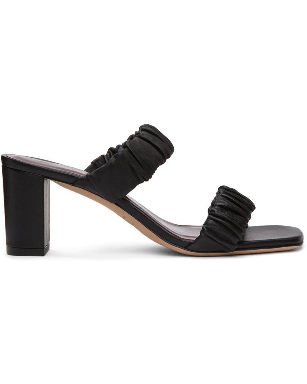 staud black sandals