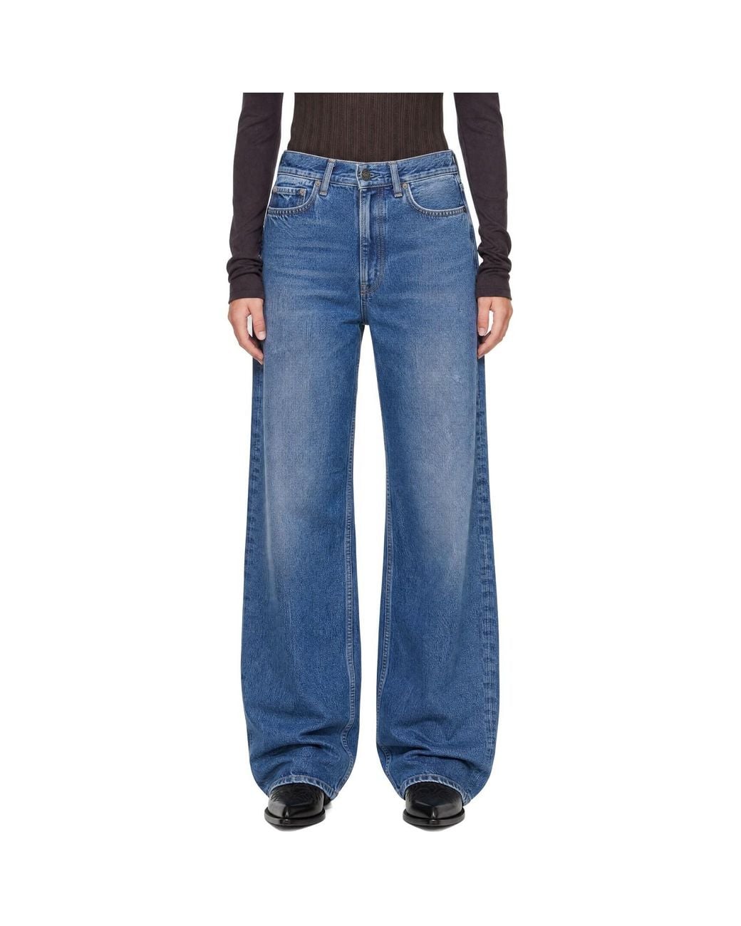 Acne Blue Loose Fit 1981 Jeans