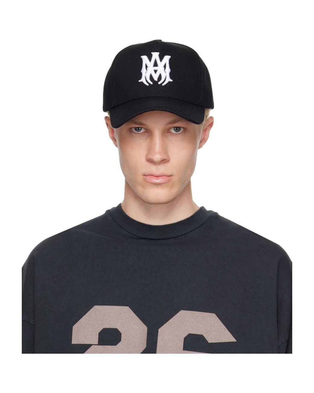 Amiri Blue 'Ma' Full Canvas Cap for men