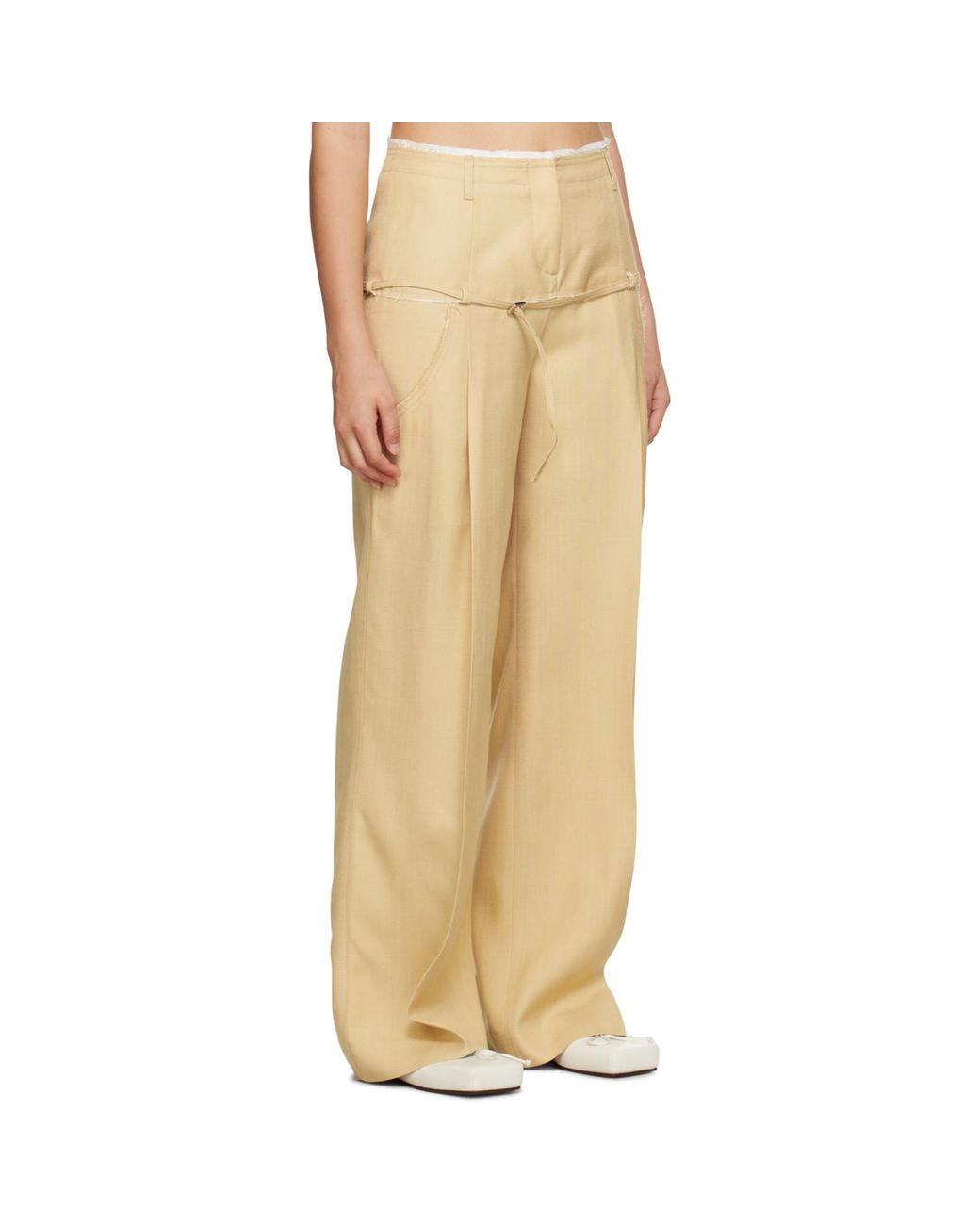 Jacquemus Natural Trousers