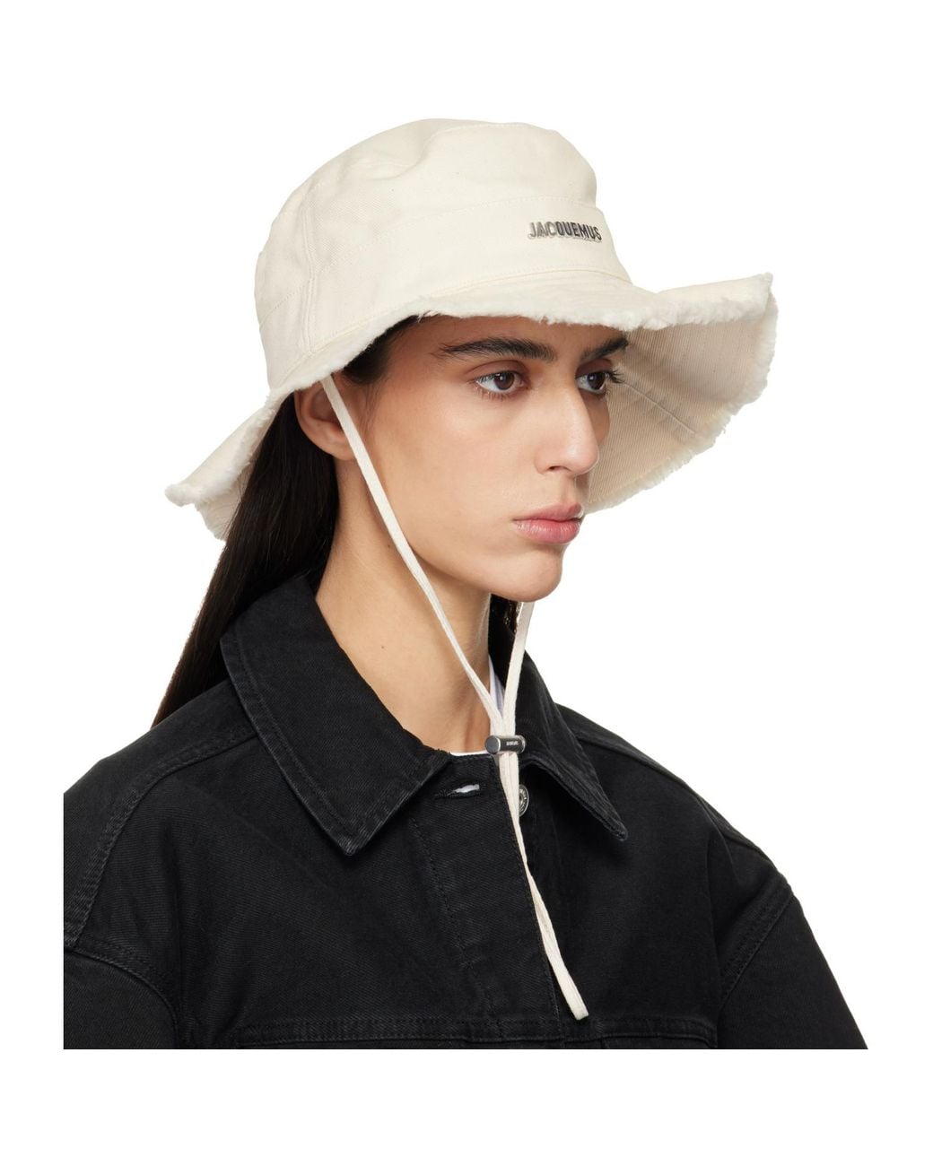 Jacquemus Black Off- Les Classiques 'The Artichaut' Bucket Hat