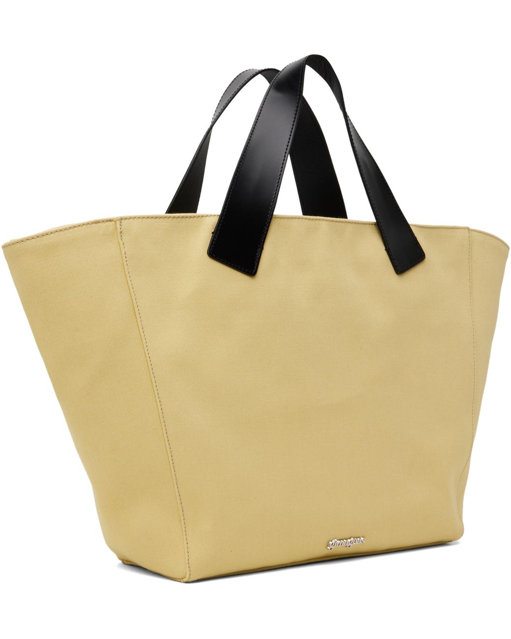 gimaguas Maxi Casilda Bag トート バッグ Maxi Casilda Canvas Bag Black Beige - Gimaguas