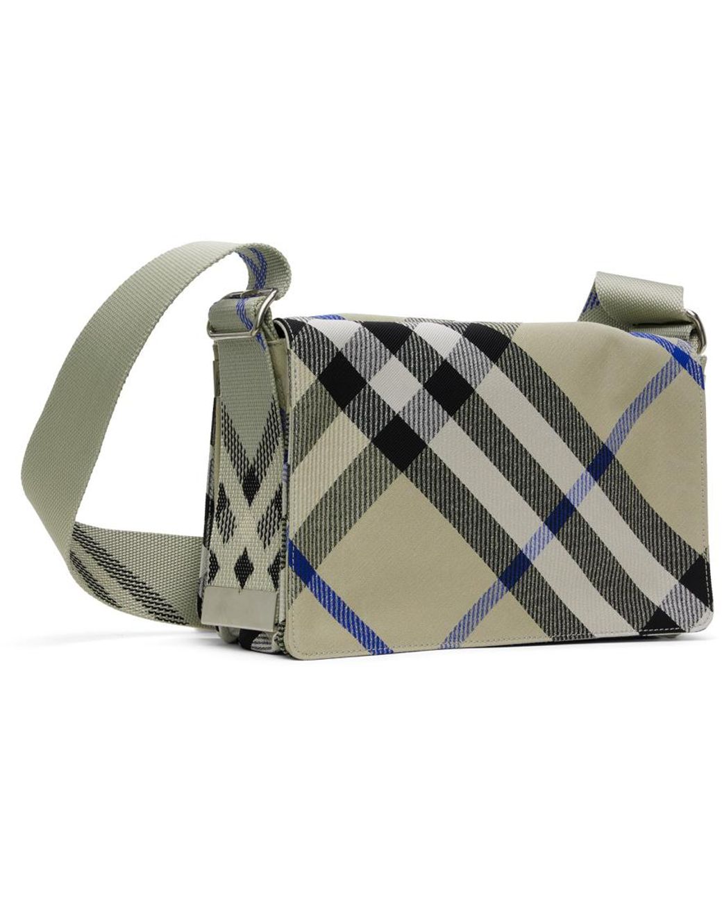 【BURBERRY】CHECK TRENCH CROSSBODY BAG Burberry Check Trench Crossbody Bag in Black for Men | Lyst