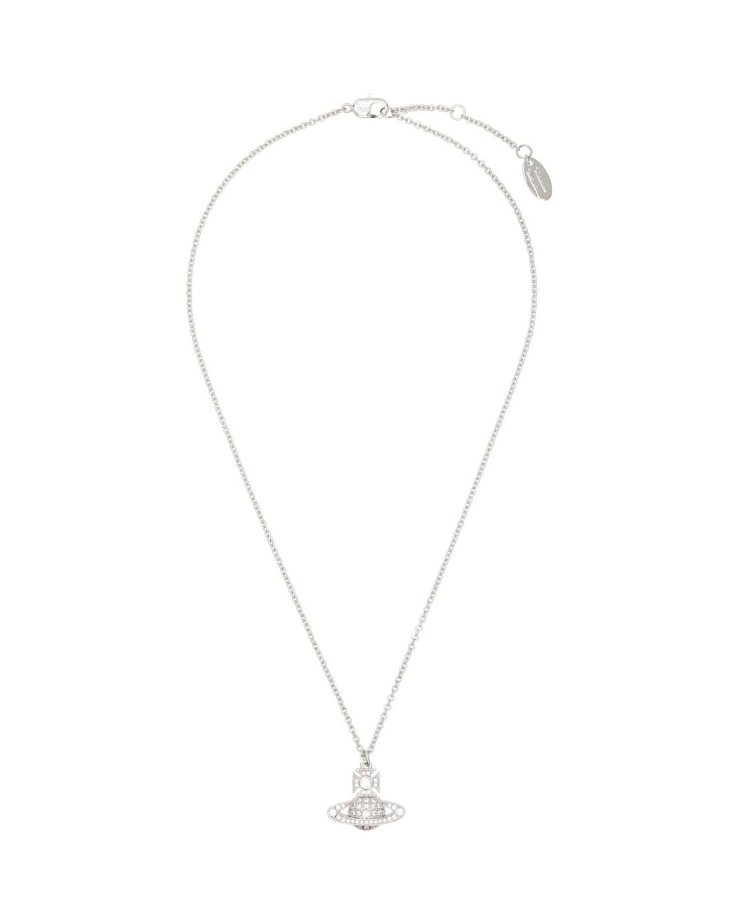 Vivienne Westwood Metallic Man Carmelo Bas Relief Pendant Necklace for men