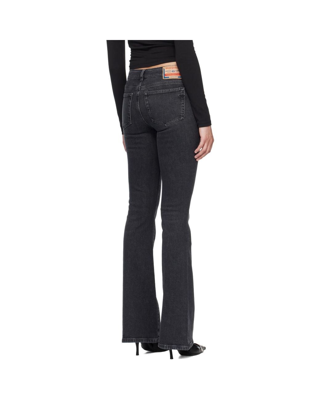 DIESEL Black Bootcut 1969 D-Ebbey Jeans