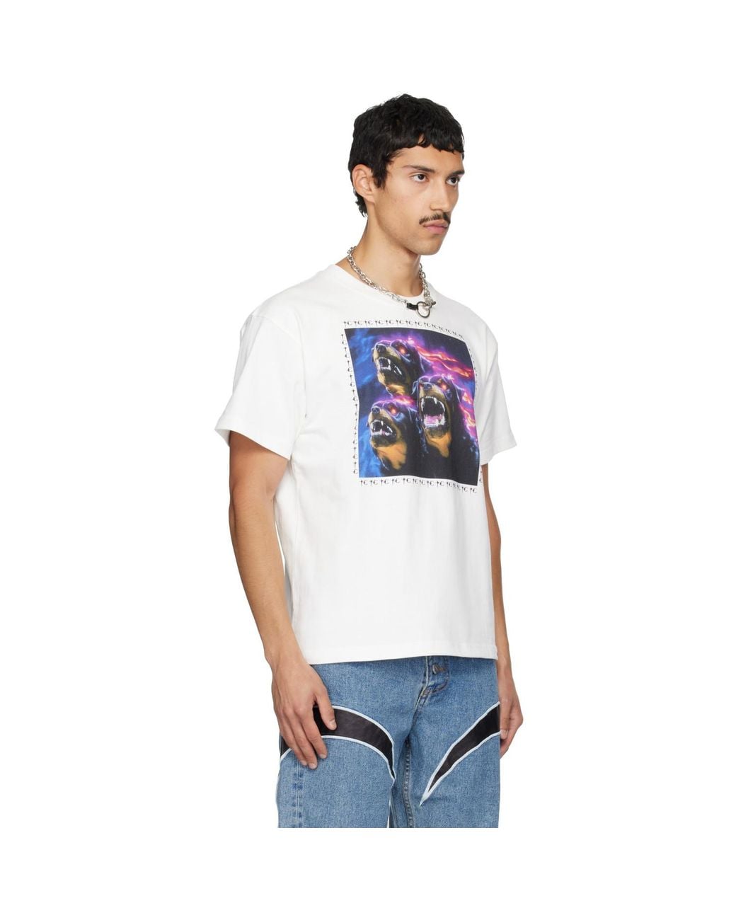 THUG CLUB Blue Samja T-Shirt for men