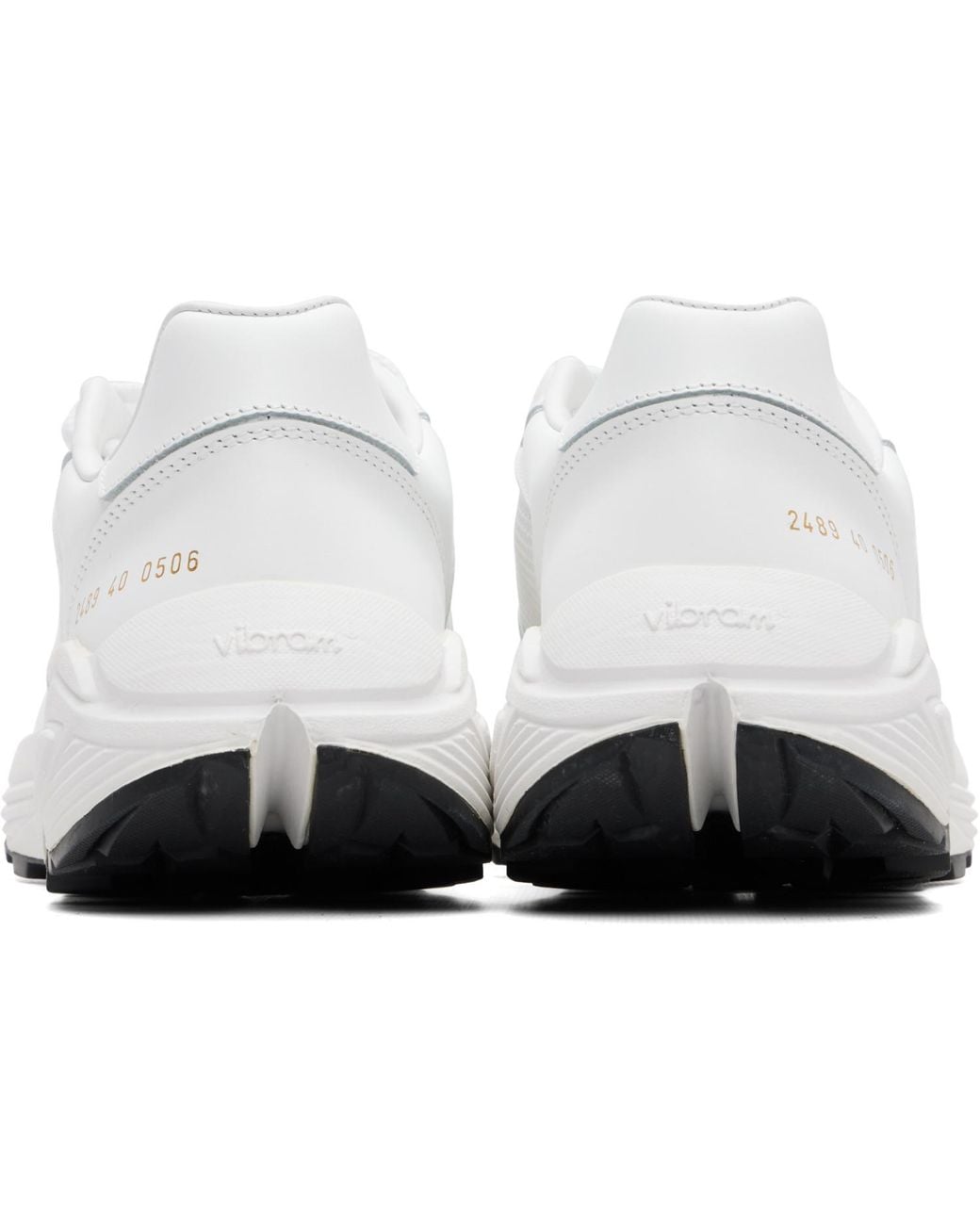 Baskets De Course Premium Blanches Common Projects pour homme en coloris White