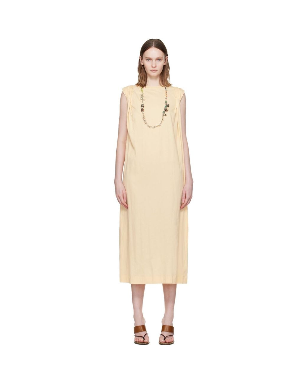 Dries Van Noten Black Loose T-Shirt Maxi Dress