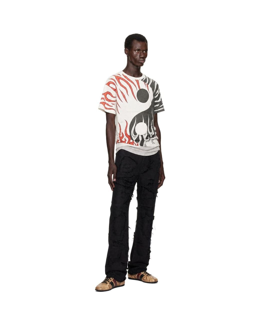 Who Decides War Black Unearthed Jeans for men