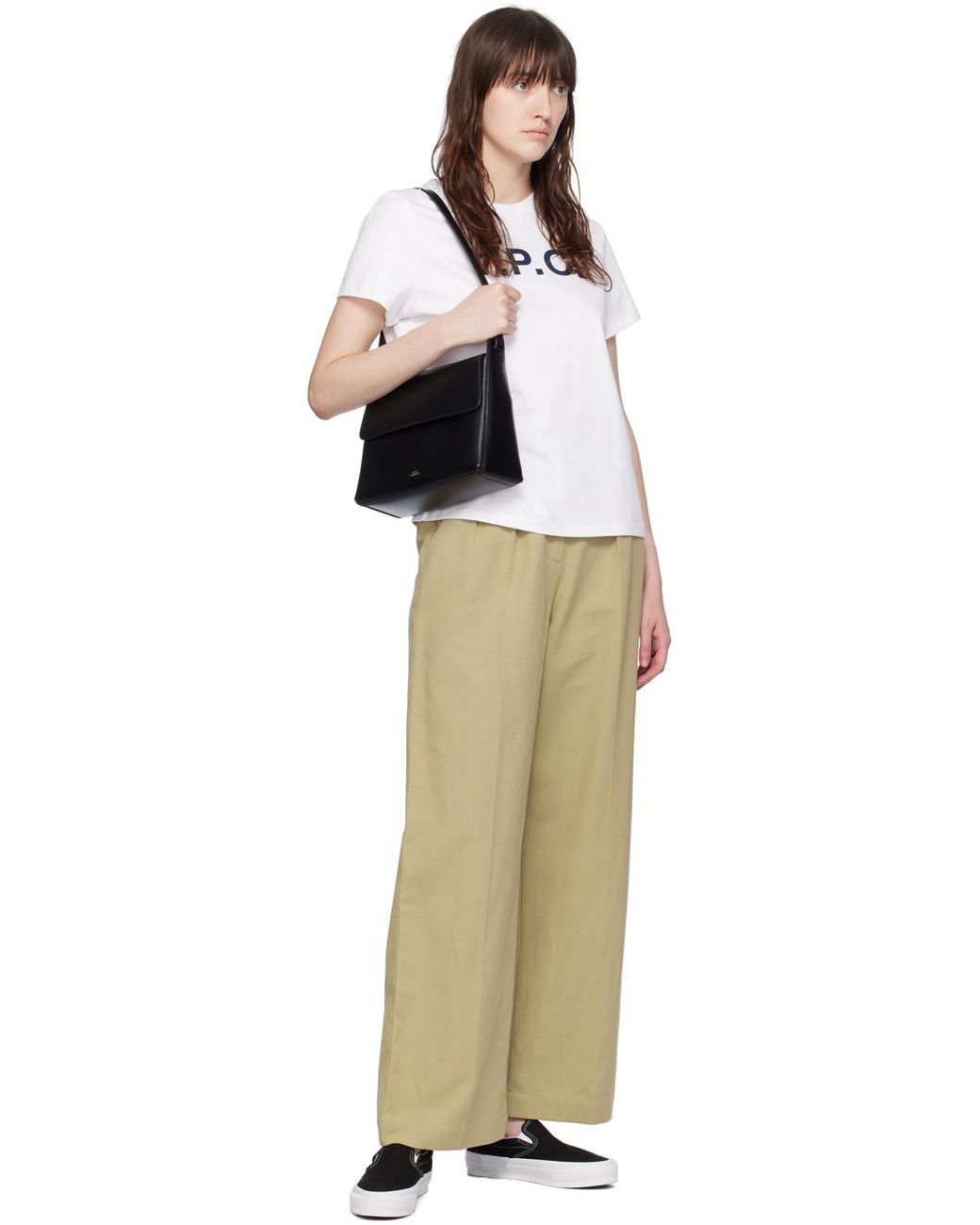 apc-LzzBlack-Virginie-Flap-Bag