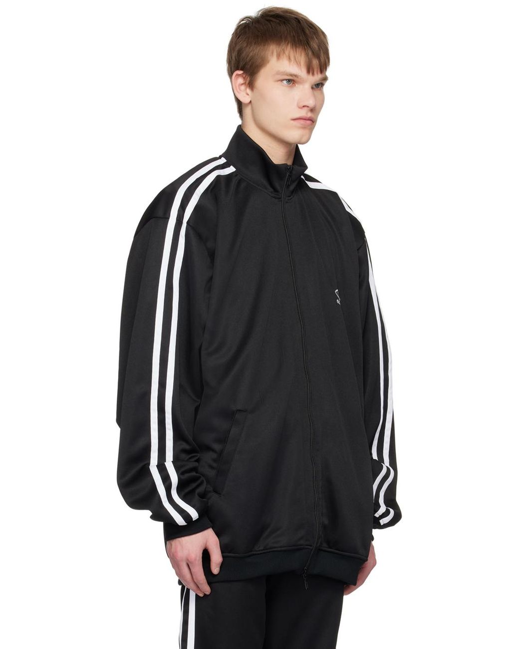 Doublet Invisible Track Jacket in Black for Men | Lyst Canada