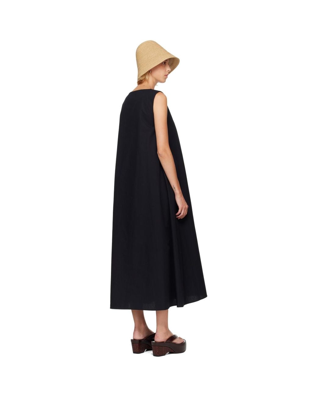 Baserange Black Tres Maxi Dress