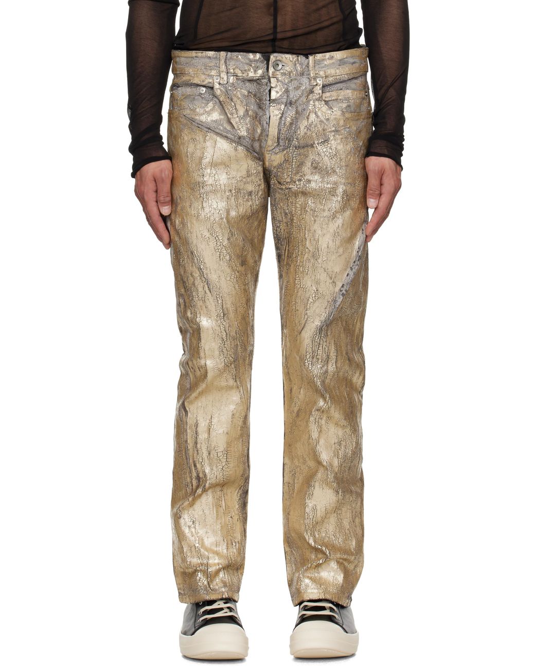 Rick Rosa Utility Rick Owens Hollywood Headon Utility Jeans for Men | Lyst