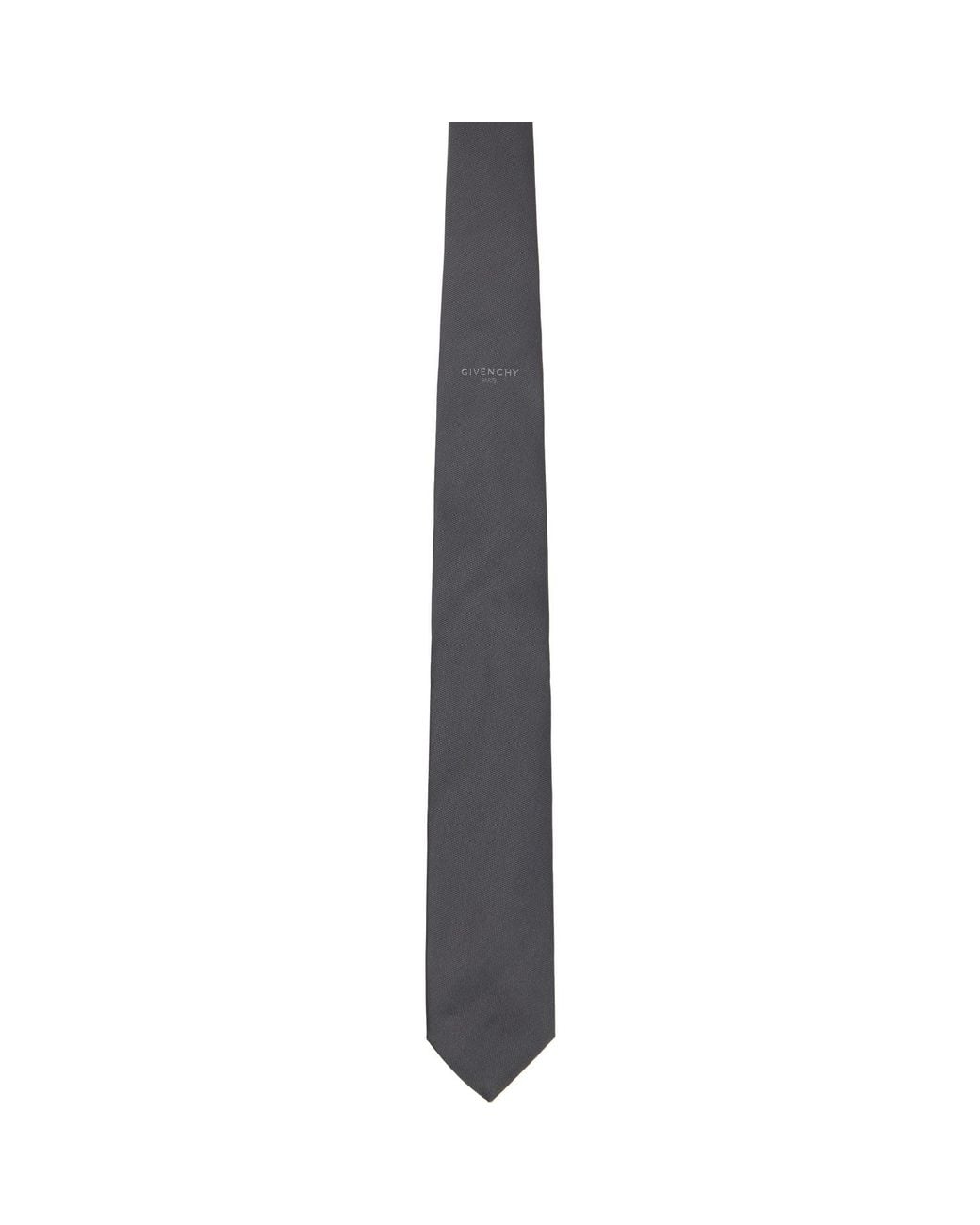 Givenchy Black Paris Silk Jacquard Tie for men