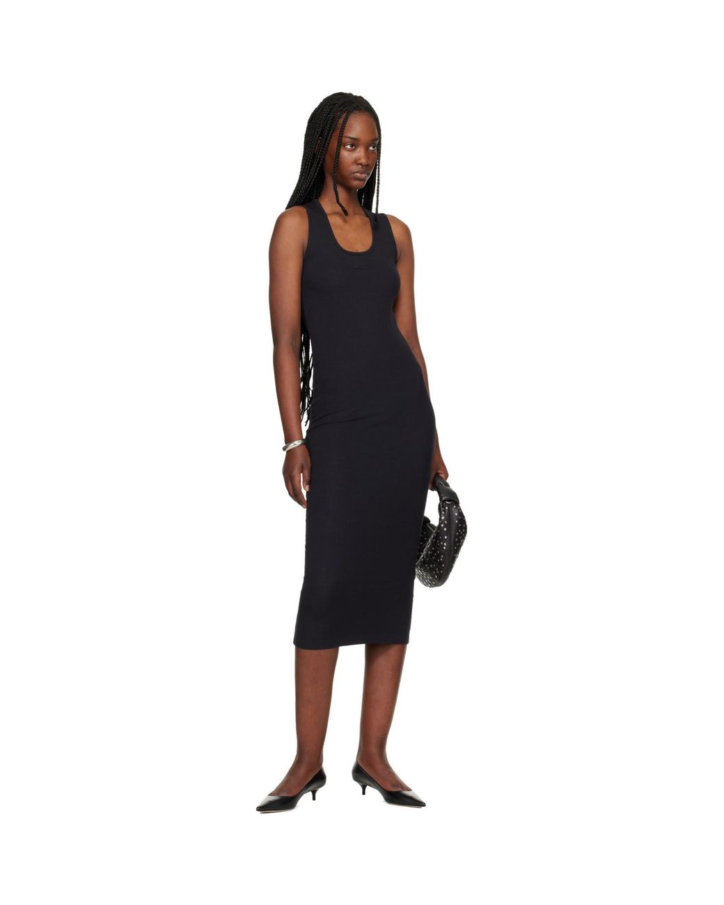 Fear Of God Black Fitted Tank Maxi Dress