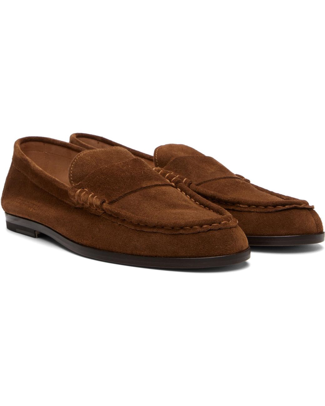 Common Projects Brown Suede Loafers for men
